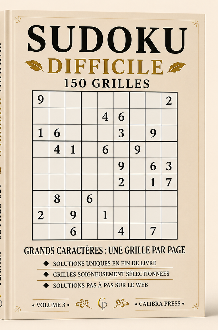 Sudoku Difficile — Volume 1, Calibra Press
